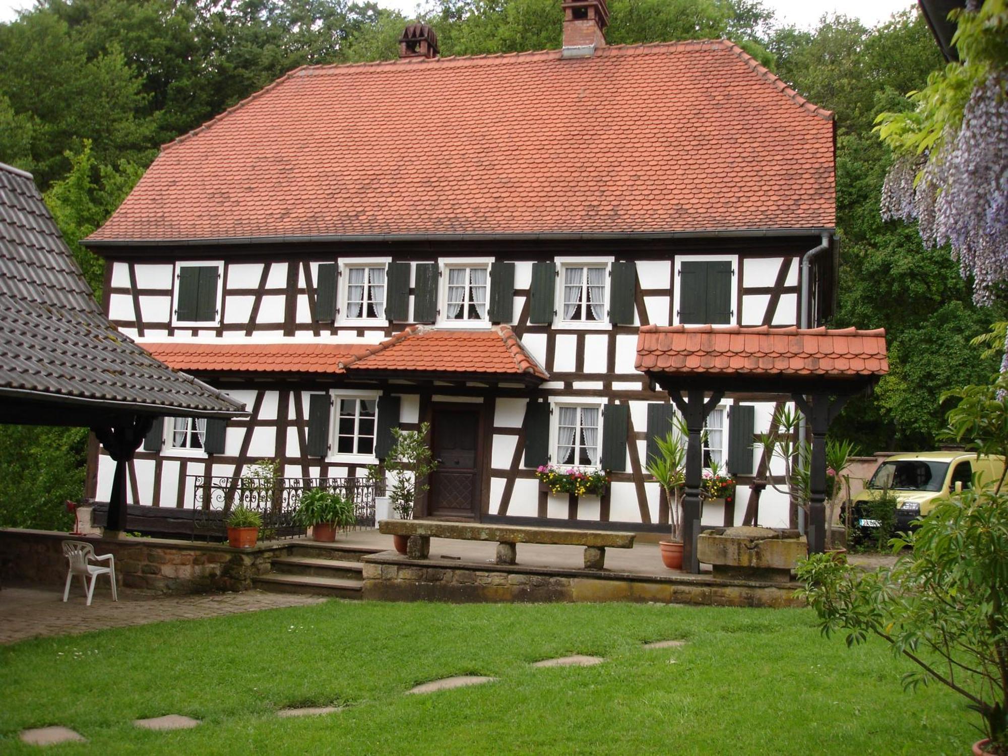 Ferme Auberge Du Moulin Des Sept Fontaines Drachenbronn-Birlenbach Buitenkant foto
